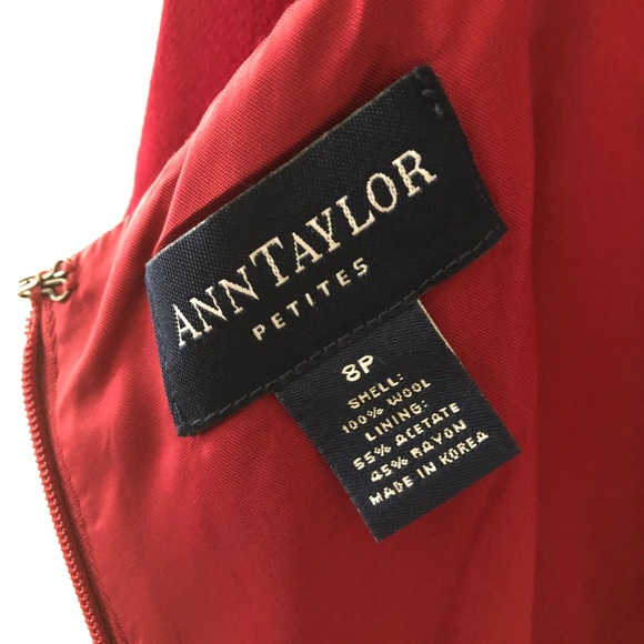 Ann Taylor red dress - Picture 5 of 7